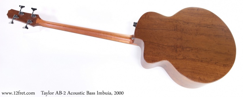Taylor AB-2 Acoustic Bass Imbuia, 2000 Full Rear View
