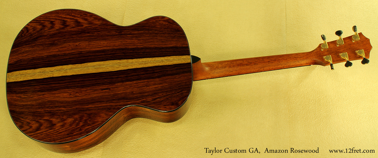 taylor custom ga amazon rosewood full rear