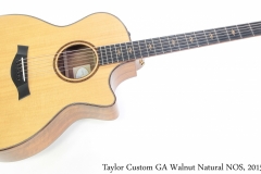 Taylor Custom GA Walnut Natural NOS, 2015 Full Front View