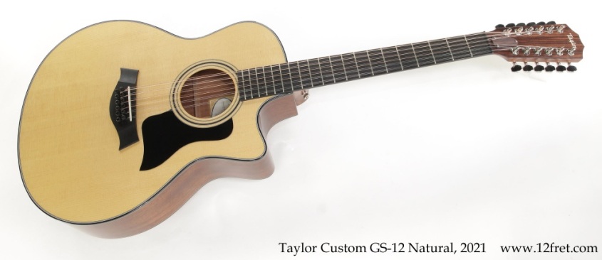 Taylor Custom GS-12 Natural, 2021 Full Front View