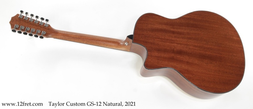 Taylor Custom GS-12 Natural, 2021 Full Rear View