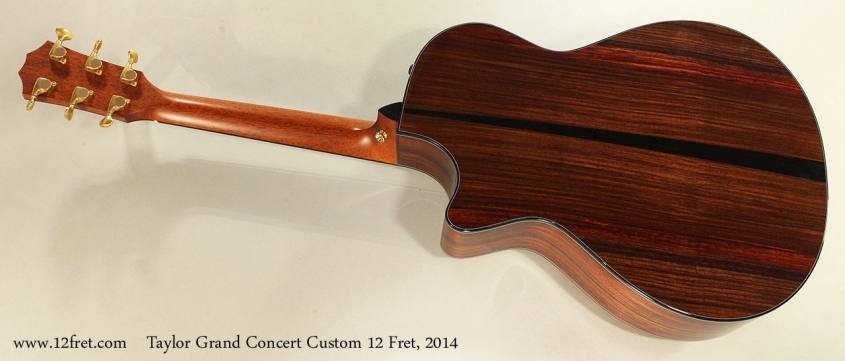 Taylor Grand Concert Custom 12 Fret, 2014 Full Rear View