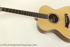 Taylor GC8 Left Handed Steel String Guitar, 2010  Full Front View