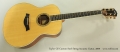 Taylor GS Custom Steel String Acoustic Guitar, 2009 Full Front View