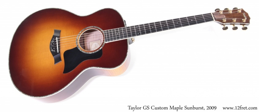 Taylor GS Custom Maple Sunburst, 2009 Full Front View