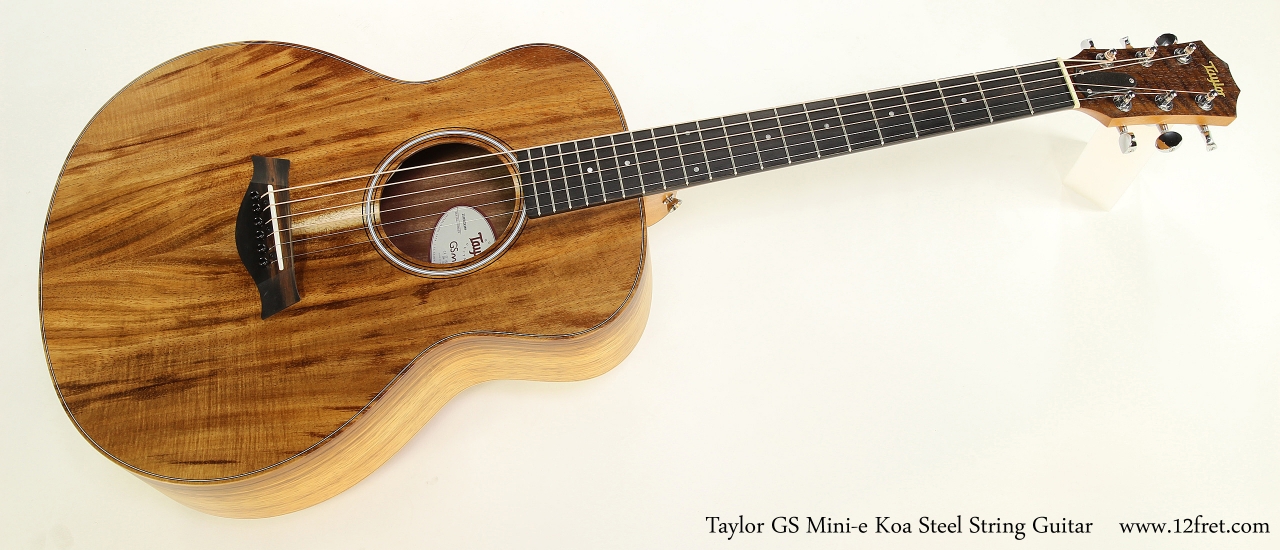 Taylor GS Mini-e Koa Steel String Guitar  Full Front View