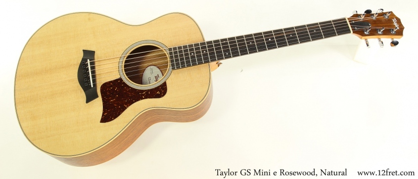 Taylor GS Mini e Rosewood, Natural Full Front View