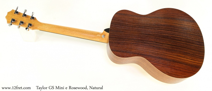 Taylor GS Mini e Rosewood, Natural Full Rear View
