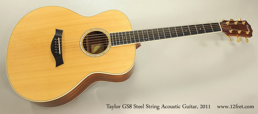 Taylor GS8 Steel String Acoustic Guitar, 2011 Full Front View