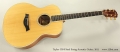 Taylor GS-8 Steel String Acoustic Guitar, 2011 Full Front VIew