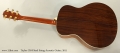 Taylor GS-8 Steel String Acoustic Guitar, 2011 Full Rear View