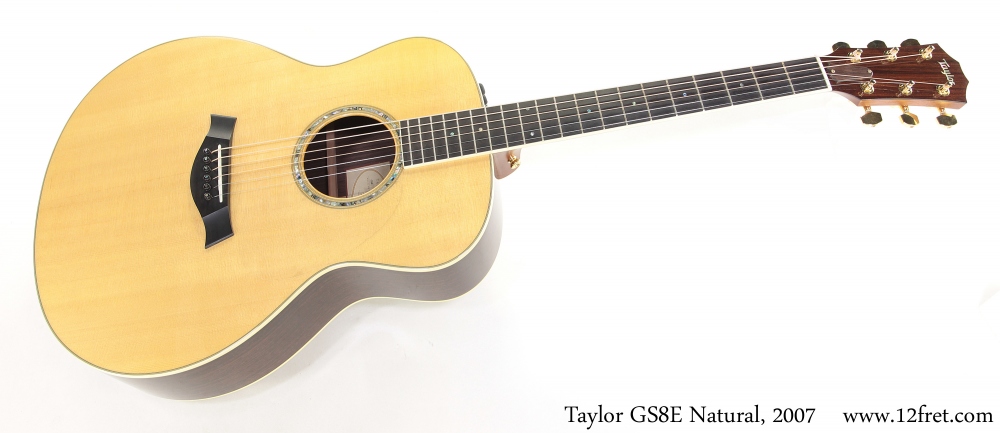 Taylor GS8E Natural, 2007 Full Front View