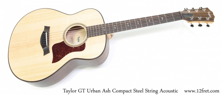 Taylor GT Urban Ash Compact Steel String Acoustic Full Front View