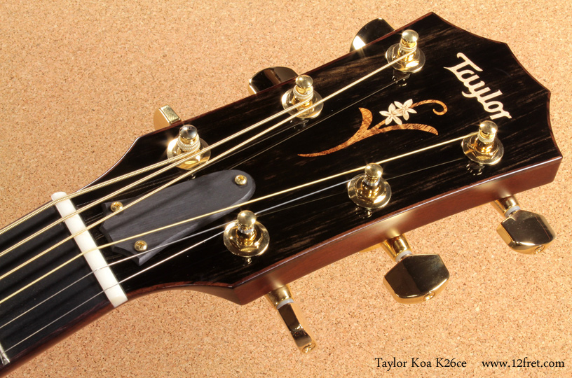 Taylor K26ce head front view