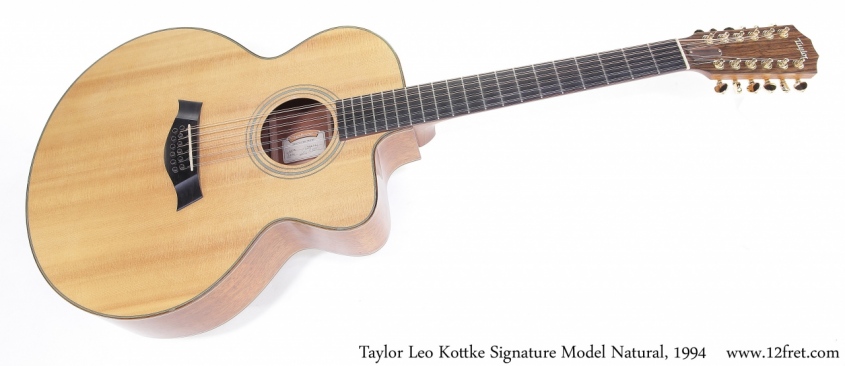 Taylor Leo Kottke Signature Model Natural, 1994 Full Front View
