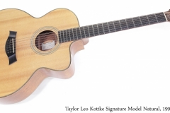 Taylor Leo Kottke Signature Model Natural, 1994 Full Front View