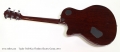 Taylor T3/B Koa Thinline Electric Guitar, 2011 Full Rear View