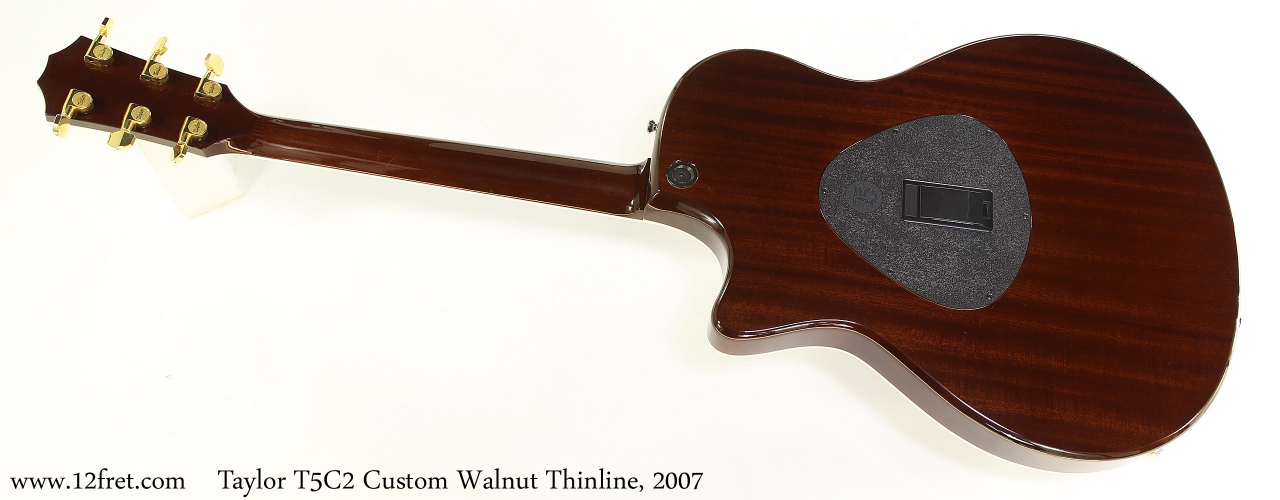 Taylor T5C2 Custom Walnut Thinline, 2007 Full Rear View