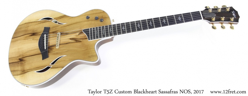 Taylor T5Z Custom Blackheart Sassafras NOS, 2017 Full Front View