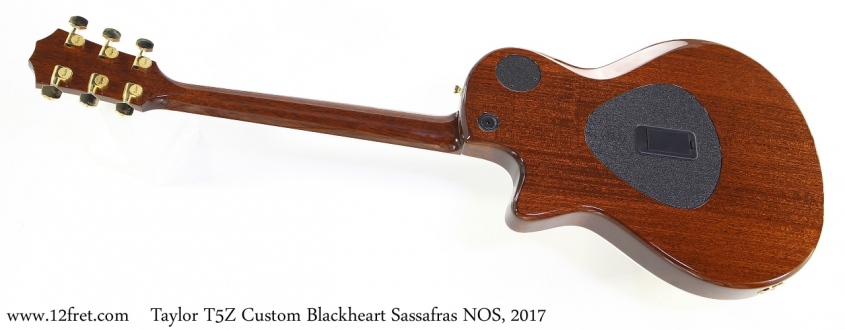 Taylor T5Z Custom Blackheart Sassafras NOS, 2017 Full Rear View