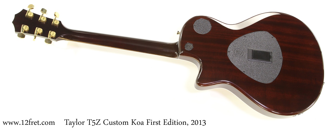 Taylor T5Z Custom Koa First Edition, 2013 Full Rear View