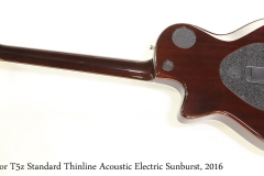 Taylor T5z Standard Thinline Acoustic Electric Sunburst, 2016  Full Rear View