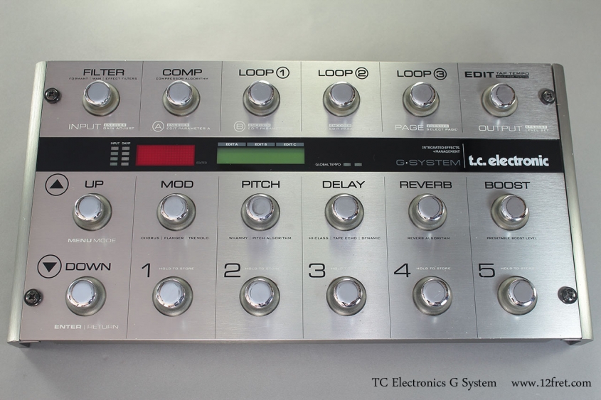 TC Electronics G System top view