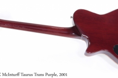 Terry C McInturff Taurus Trans Purple, 2001 Full Rear View