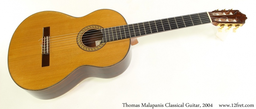 Thomas Malapanis Classical Guitar, 2004 Full Front View
