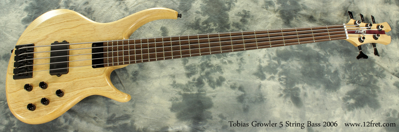 Tobias Growler 5 String Bass 2006 full front view
