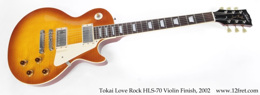 Tokai Love Rock HLS-70 Violin Finish, 2002 Full Front View