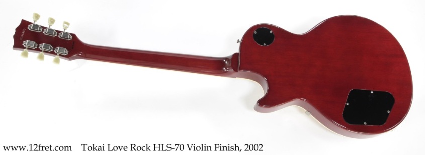 Tokai Love Rock HLS-70 Violin Finish, 2002 Full Rear View