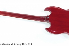 Tokai 'SG Standard' Cherry Red, 2000 Full Rear View