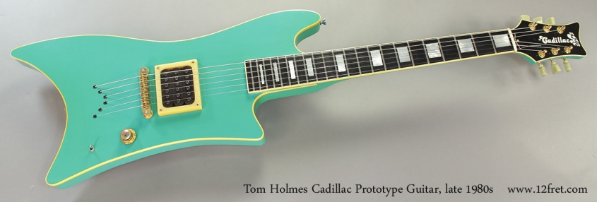 Tom Holmes Cadillac Prototype Guitar, late 1980s Full Front View