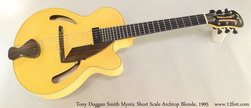 Tony Duggan Smith Mystic Short Scale Archtop Blonde, 1995 Full Front View