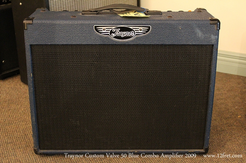 Traynor Custom Valve 50 Blue Combo Amplifier 2009 Full Front View