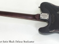 James Trussart Satin Black Deluxe Steelcaster full rear view