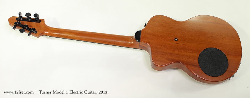 Turner Model 1 Electric Guitar, 2013 Full Rear View