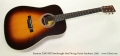 Eastman E20D-SB Dreadnought Steel String Guitar Sunburst, 2005 Full Front View