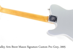 Valley Arts Brent Mason Signature Custom Pro Grey, 2005 Full Rear View