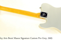 Valley Arts Brent Mason Signature Custom Pro Grey, 2005 Full Rear View