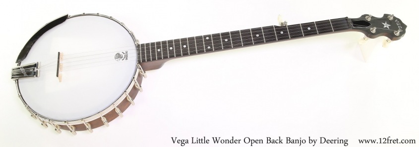 Vega Little Wonder Open Back Banjo by Deering Full Front View