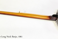 Vega Pete Seeger Long Neck Banjo, 1961  Full Rear View