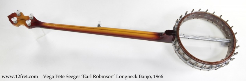 Vega Pete Seeger 'Earl Robinson' Longneck Banjo, 1966 Full Rear View