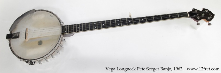 Vega Longneck Pete Seeger Banjo, 1962 Full Front View