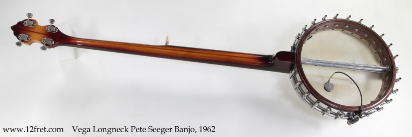 Vega Longneck Pete Seeger Banjo, 1962 Full Rear View