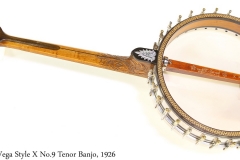 Vega Style X No.9 Tenor Banjo, 1926 Full Rear View