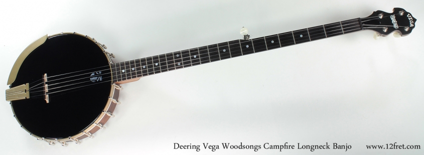 Vega Woodsongs Campfire Long Neck Banjo full front view