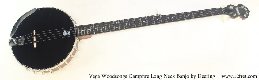 Vega Woodsongs Campfire Long Neck Banjo by Deering Full Front View