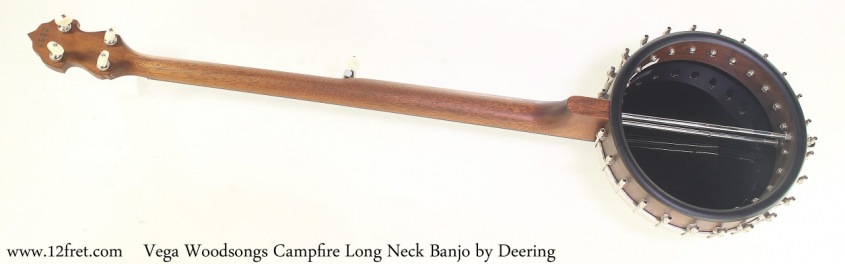 Vega Woodsongs Campfire Long Neck Banjo by Deering Full Rear View